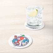 Cat in the Hat & Lab Tech One Lab Tech Two ラウンドペーパーコースター (インサイチュ)