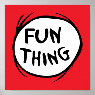 Cat in the Hat   Thing 1 Thing 2 - Fun Thing ポスター