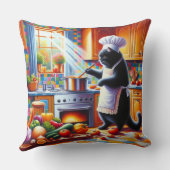 Cat in the kitchen クッション (裏面)