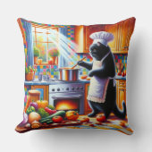 Cat in the kitchen クッション (正面)