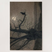 Cat in the Moonlight, Alexandre Steinlen ジグソーパズル (縦)