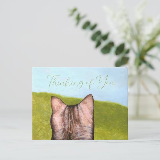 Cat in the Window  ポストカード (スタンド正面)