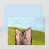 Cat in the Window  ポストカード (正面/裏面)