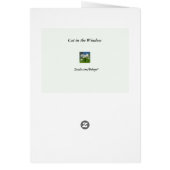 Cat in the Window 空白の Card (裏面)