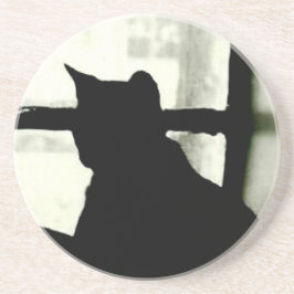 'Cat in Window'コースター コースター