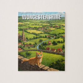Cat in Worcestershire England Travel ジグソーパズル