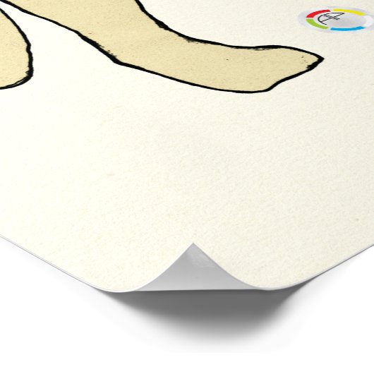 Cat Internal Digestive Anatomy Veterinary Chart ポスター (角)