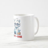 CAT - ION. chemistry cat, laboratory, gift present コーヒーマグカップ (正面右)