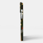 Cat iPhone 13 Pro Max Case Playing Christmas Music iPhoneケース (左側面)