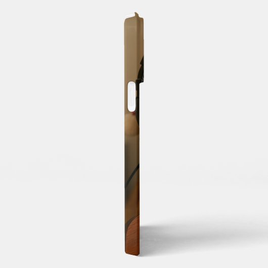 Cat iPhone 13 Pro Max Case Playing Christmas Music iPhoneケース (右側面)