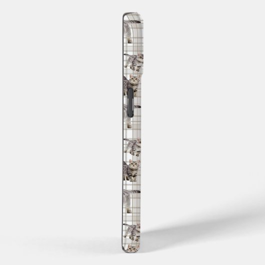 Cat iPhone 15お洒落ケース Case-Mate iPhoneケース (裏面 / 右)