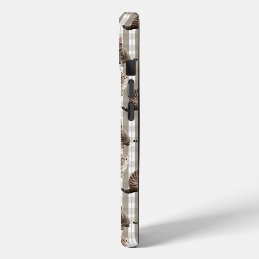 Cat iPhone 15ケース Case-Mate iPhoneケース (裏面 / 左)