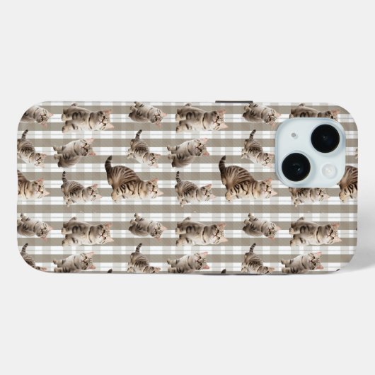 Cat iPhone 15ケース Case-Mate iPhoneケース (裏面 (横))