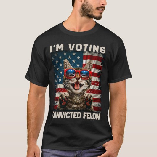 Cat I's Voting Ferenced Felon Tシャツ (正面)