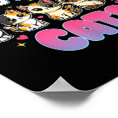 Cat Just A Girl Who Loves Cats  ポスター (角)