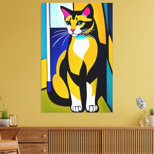 Cat/Kitten Canvas Print キャンバスプリント (インサイチュ (リビング))