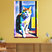 Cat/Kitten Canvas Print キャンバスプリント (インサイチュ (リビング))