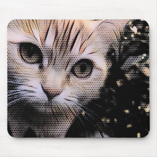 Cat, Kitten, Gustaf マウスパッド (正面)