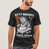 Cat Kneading Baker Kitty Biscuits We Knead Em You Tシャツ (正面)