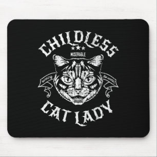 Cat Lady For Kamala Harris 2024フェミニスト投票 マウスパッド
