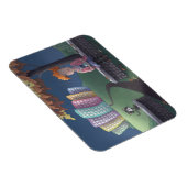 Cat Lady in the park Magnet マグネット (右側)