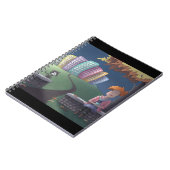 Cat Lady in the park Notebook ノートブック (左側)