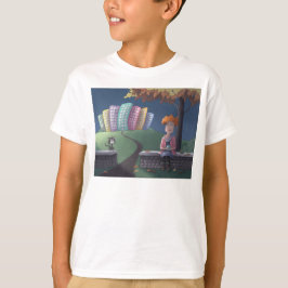 Cat Lady in the park T-Shirt Tシャツ