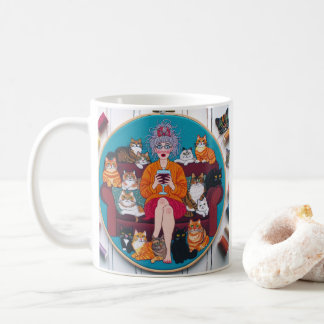 Cat Lady Mug コーヒーマグカップ