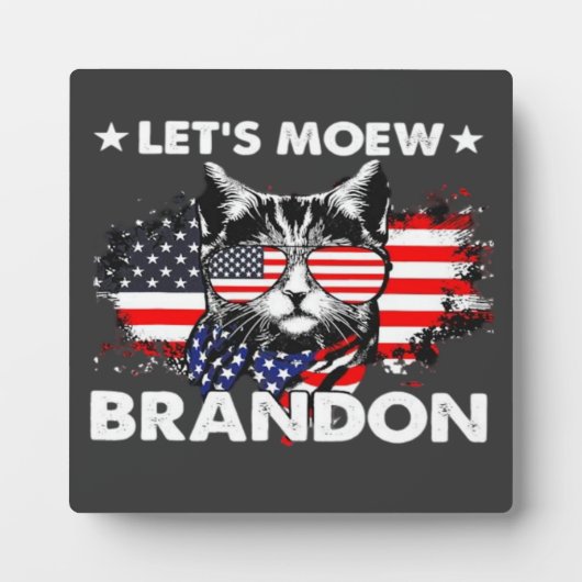 Cat Lets Meow  フォトプラーク (正面)
