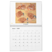 Cat Life 2026 Calendar カレンダー (3月 2027)