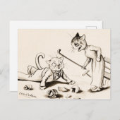 Cat Life by Louis Wain ポストカード (正面/裏面)