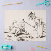 Cat Life by Louis Wain 薄葉紙 (クラフト)