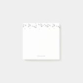 Cat Line Art Post-it Notes ポストイット (正面)