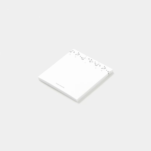 Cat Line Art Post-it Notes ポストイット (アングル)