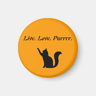Cat Live Love Purr マグネット