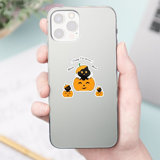 Cat-lloween シール (スマートフォン)