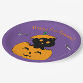  Cat-lloween ペーパープレート (アングル)