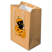 Cat-lloween Bolsa de regalo ミディアムペーパーバッグ (裏面アングル)