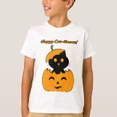 Cat-lloween Tシャツ (正面)