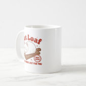 Cat Loaf Mug, Funny Cat Meme コーヒーマグカップ (正面左)