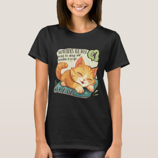 Cat Logic:トラブルから抜け出し、昼寝 Tシャツ