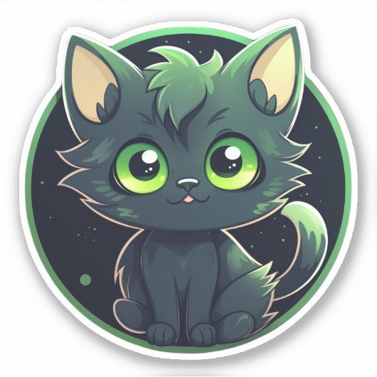 Cat Love: Express Your Feline  with Sticker シール (正面)