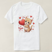 Cat love  tシャツ (デザイン正面)