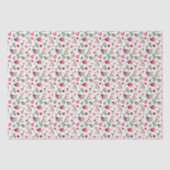 Cat Love Valentine Tissue Paper in White 薄葉紙 (正面)