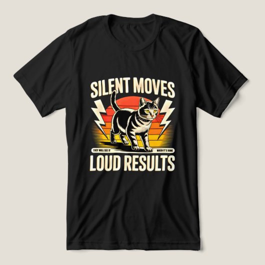 Cat Lover Bold Motivational Tee トライブレンドＴシャツ (デザイン正面)