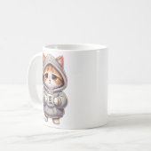 Cat Lover Coffee Mug Cute Nope Not Today Gift コーヒーマグカップ (正面左)