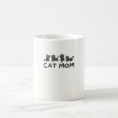 Cat Lover Mom Gift Mug モーフィングマグカップ (中央)