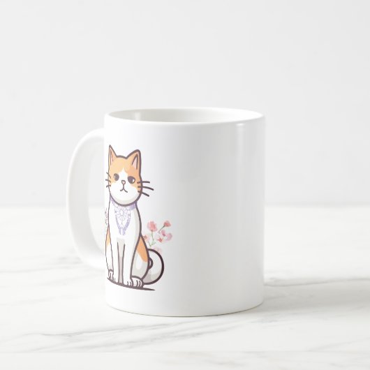 Cat Lover Mug コーヒーマグカップ (正面左)