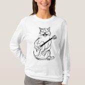 Cat lover Noir Tシャツ (正面)