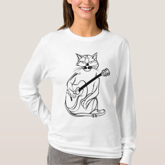 Cat lover Noir Tシャツ